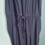 Lucky Brand  Dark Charcoal Gray Embroidered Jumpsuit Photo 3