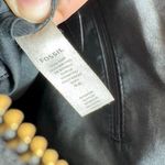 Fossil  Black Crossbody Purse Leather Brass Hardware Phone Photo 1