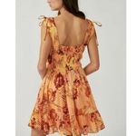 Free People Vernon Mini Dress Sleeveless Tie Shoulder Floral...Size X-Small Photo 2