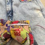 Vintage Get Used by Elie Denim Zip Up Rare Unique Shorts Skort | Vintage 10 Blue Photo 8