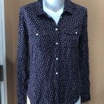 Paige  purple button up shirt Photo 1