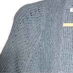 Orvis  Women’s XS Green Blue Cardigan Cozy Ribbed Oversized Open Front Sweater Photo 2