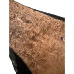 Vera Wang  Lavender Black Leather Floral Slingback Sandals Size 6.5 Photo 5