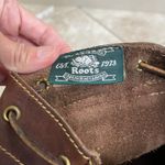 Roots x Enzo Angiolini VTG Leather Brown Buckle Drawstring Flap Backpack Purse Photo 8