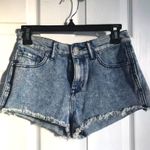 Bullhead Black Denim Distressed Shorts Photo 0