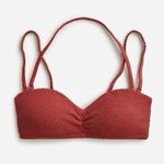 J.Crew NWT  Textured Convertible Scrunchie Stretch Sweetheart Bikini Top 3X 2891 Photo 1