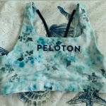 Peloton EUC  Diamond Tie Dye Sports Bra size Large Photo 0