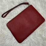 Coach  Red Zip Wristleet Photo 1