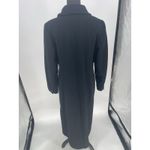 Anne Klein Vtg Women's Size 10  Black 100%Wool Lined Peacoat Long  Overcoat Photo 5