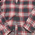 Amazon Essentials Red and Black Casual Button Down Shirt Photo 3