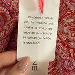 Evan Picone 90s Vintage | Orange Pink Silk Paisley Tailored Trousers | BNWT 16 Photo 4