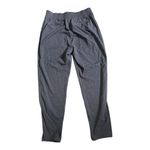 Athleta Brooklyn Textured Ankle Pant Size 6 Blue Leopard EUC Blue Animal Print Photo 1