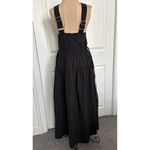 Madewell Halter Tiered Midi Lake Dress True Black Crinkle Cotton Poplin Size 00 Photo 7