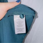 Lulus  Sleek Sweetheart Teal Green Satin Surplice Mini Dress size XL Photo 6