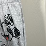 Disney Women’s XS Mickey Mouse Embroidered Graphic Gray Sweatpants Photo 6