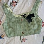 Maje Tweed crop top Photo 2