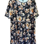 Emery Rose Floral Black Print Dress Sz 2XL NWT Photo 0