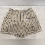 Free People NWT  Effie Striped Shorts in Ivory, size Large Photo 9