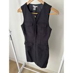 ZARA Cute H&M Basics Full Zip Robot Mini Dress Size 4 Photo 3