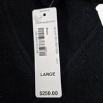 Worthington Black Wool Blend Button Front Winter Dress Coat Size Large NWT Photo 5