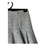 Rebecca Taylor Skirt Women 4 Gray Shark Tweed Pleated A Line Mini NWT Preppy Photo 5