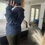 Pacific&Co Vintage Iron Wood Trading Grandpa Button Down Sweater Cardigan Blue Photo 5