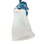 Cache Halter Dress Size 8 Blue Floral Print Polyester Spandex Photo 6