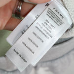 frame denim Frame Terry Knit Bleach Spot Biker Jogger Shorts XS Photo 3