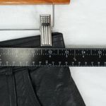Vtg Together Black Leather Pants Womens 6 High Rise Tapered Leg 90s Minimalist Photo 9