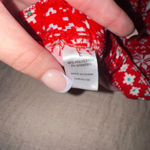 Red Reindeer Pajama Ruffle Shorts Size L Photo 2