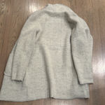 ROBERT KITCHEN Women's Shawl Collar Chunky Cardigan Sweater Beige Grey Size M Gray Size M Photo 6