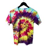 Urban Outfitters Hanes ComfortSoft Tie Dye T Shirt Adult Spiral Festival Tee Trendy Small S Photo 0