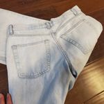 Topshop  Denim Jeans in Light Blue Size 28 By 30 Length  Wide Leg Photo 2