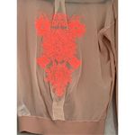 Karen Millen  1 UK 10 silk cotton sheer back tunic top New Photo 3