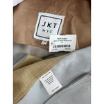 Jakett Hannah Patina Leather Jacket With White Hood Tan Size XS Photo 13