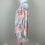 Tolani Kimono Top OS Multicolor Tie Dye 3/4 Dolman Sleeve Modal Boho Hippie White Size undefined Photo 5