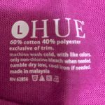 Hue Pink Long Sleeve Large Sleepwear Pajama Top Photo 9