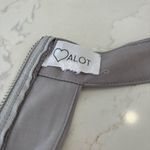 Gray Mini Dress strapless with choker neck Photo 3