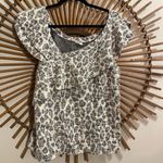 Anthropologie Dolan Left Coast Collection Savannah Ruffle Leopard Tank Sz M π Photo 3