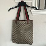 Gucci GG Sherry Shoulder Tote Bag Leather, Brown EXCELLENT! + COA Included Photo 2