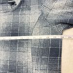 The North Face Women's Plaid Fleece Pullover Cowl Blue and gray Hoodie Size S Photo 9