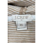 J.Crew Tan/Cream Women's Striped Hoodie Photo 4