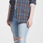 Good American Good Legs Crop Distressed Jeans in Light Blue Size 2 / 26 NWT Photo 0