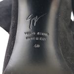 Giuseppe Zanotti Black Suede Ankle Boots Size 40 Photo 5