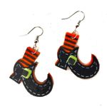 Handmade 3 Sets Of Happy Halloween Felt Earrings Photo 3