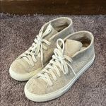 Diemme mid top textured suede Loria sneakers Tan Size 7.5 Photo 1