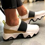 Sorel  Womens 9.5 Shoes Impact Kenetic II White Black Athletic Slip On Sneakers Photo 1