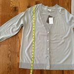 J.Jill NWT  Woman’s Organic Cotton Gray Jacket, Sz S Photo 10