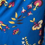 Sienna Sky Romper in Summer Blue Floral Print Small Bright Spring Shorts Photo 4