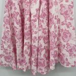 Hello Molly Short Sleeve Pink White Floral Mini Dress V-Neck Women's Size 4 NWT Photo 8